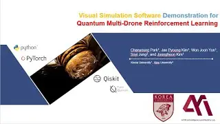 Visual Simulation Software Demonstration for Quantum Multi-Drone Reinforcement Learning