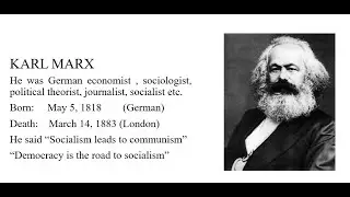 Karl Marx and his Theory of Economics Development