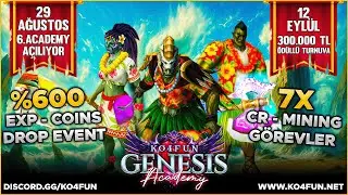 ⚡ KO4FUN ⚡GENESIS 6. Academy Winter WAR PK Irk Var..🔥