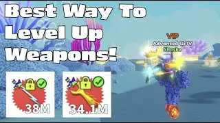 FASTEST Way To Level Up Weapons! Weapon Fighting Simulator