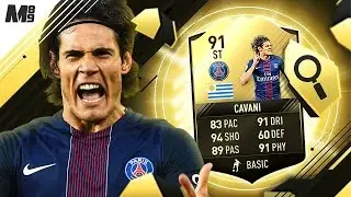 FIFA 17 FIF CAVANI REVIEW | 91 CAVANI | FIFA 17 ULTIMATE TEAM PLAYER REVIEW