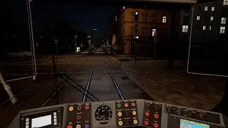 Tram Driving at Night | TramSim Munich - Gameplay