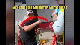 ¡Indignante! Sujeto amenaza a inspectores con pistola por evitar papeleta