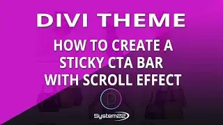 Тема Divi: Как создать липкую панель призыва к действию с эффектом прокрутки 👍
