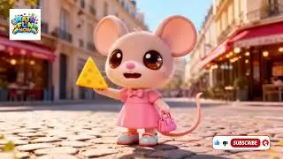 Tiny Mouse, Big Paris: Let&rsquo;s Count to 5! #kidsvideo #math #education #cartoon #babyshark #cocomelon
