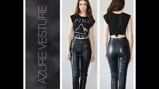 High Waist Leather Pants