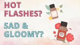 Essential Oil Roller Blend Recipe for Menopause: Hot Flashes, Mood, Night Sweats & Pain