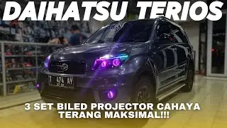 PASANG 3 SET BILED PROJECTOR DI DAIHATSU TERIOS ‼️ CAHAYA TERANG MAKSIMAL 🔥