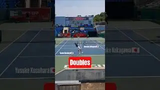 Doubles Smash #tennis #テニス  #테니스