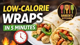 🔥 Low-Calorie Wrap in 5 Minutes | No Mayo, No Cream | Healthy Lunch Idea