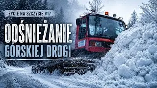🏔️Odśnieżam GÓRSKĄ DROGĘ❄️🚜🎥Stary RATRAK w akcji🔥