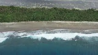 Drone (Aerial) video of Ta Island located in Satawan Atoll in the Mortlocks Region, Chuuk State
