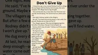 Learn English from story #doitnow #languagelearning #motivation #reading #inspiration
