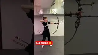 Archery recurve girls shooting #archery #shorts #archeryshorts #short #youtubeshorts #recurvearchery