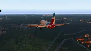 Landing at Reykjav&iacute;k Airport (BIKF) / X-Plane 11 / A-320 [HD]
