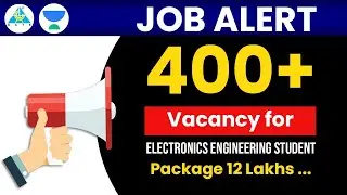 🗣️ 400+Jobs for Electronics Engineering Students|Bumper Vacancies by GATE 2020/21/22|AAI- Executive.