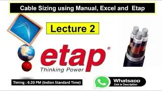 Lecture 2 | Mastering Cable Size Calculation: A Step-by-Step Manual Method Guide