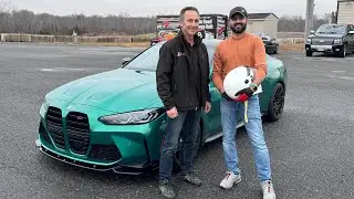 High Performance Driving at Dominion Raceway in 2024 BMW M4 Competition.