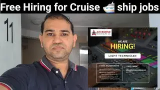 Free Hiring for Cruise 🛳 jobs waiters , Housekeeping and multiple jobs for Indians