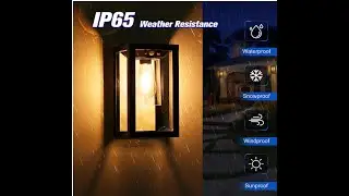 APONUO Solar Outdoor Wall Lights Review
