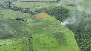 Ukraine - XX.06.2023. The Use Of M58 MICLIC At The Beginning Of The Offensive On Pyatikhatki.