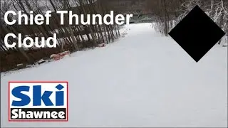 Skiing Chief Thunder Cloud at Shawnee Mountain (Dec 23, 2023)