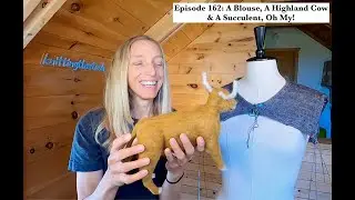 knittingthestash Эпизод 162: Блузка, горная корова и суккулент, о боже!