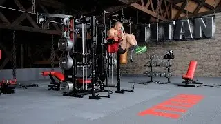 T1-X-199 - Cable Vertical Leg-Hip Raise