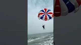 Parasailing Goa🪂 | Krishna  Sharan | #krishnasharan #goa #parasailing #goadiaries #ytshorts