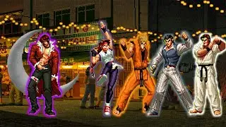 (Mugen World) Iori Yagami Vs Sakazaki Team | (Normal Match)