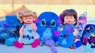 24 HORAS en el CAMPAMENTO de Lilo & Stitch con mis muñecas ANI y ONA