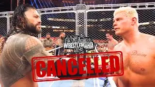 WWE BIG CHANGES ROMAN REIGNS VS CODY RHODES CANCELLED WRESTLEMANIA 42 WHY FULL DETAILS MUST WATCH!!