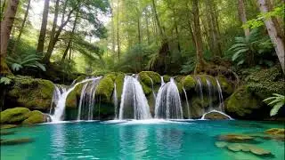 10 Hours Forest River Sounds 🌿 | Night Anxiety & Panic Relief, Calm Mind for Deep Sleep