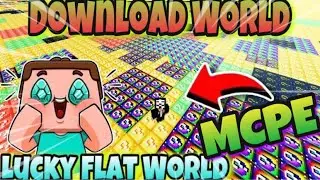 ( Download World ) Combination Lucky Flat World Download In Minecraft Pocket Edition | MCPE - BOY