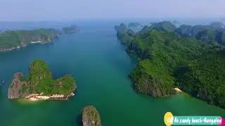 Cat Ba sandy beach  Bungalow Vietnam Open Tour