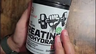 Natures Aid NSF Certified Creatine Gummy 5g - Creatine Monohydrate Gummies #preworkout
