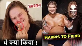 Ronda Rousey Shows MIDDLE FINGER*😂 Bray Wyatt's Husky Harris Gimmick! WWE Fite TV