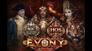 Evony HOS BOC , Server 1895 (HOS) BOC All Stars Qualification Round 2- Live Stream