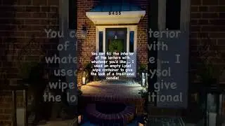 The Summer&Spring Porch Decoration with Tsun 3 Color Modes Solar Lanterns|Patio|Garden|Backyard