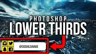 Photoshop 2019: How To Create Lower Thirds