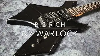 B C  Rich N7 Series Seven String Warlock Seymour Duncan SH 5 + Sustainer