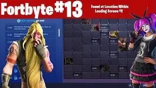 Fortnite Fortbyte #13 Found Within Hidden Loading Screen #2 Challenge