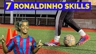 7 Signature Ronaldinho Skill Moves | Soccer Skills Tutorial for Footballers