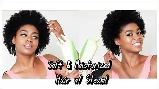 Soft & Moisturized Hair Using Steam! - Q-Redew Review + Full Demo! - 4C Natural Hair