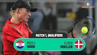 Moeller MAGIC in Varazdin 🪄 | Croatia v Denmark | 2026 Davis Cup Qualifiers 1st Round Highlights