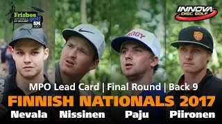 Диск-гольф, чемпионат Финляндии 2017, ведущая карточка, рубашка 9