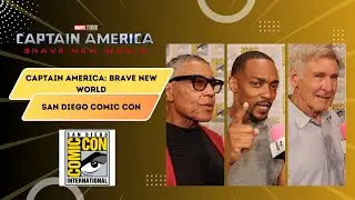 The Cast of 'Captain America: Brave New World' on Complex Villains and Supporting Local Comic Shops!