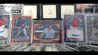 Another 2024 Bowman Case Hit!?!  '55 Bowman Anime, Orange Shimmer/25, Purple Refractor Auto/250!!