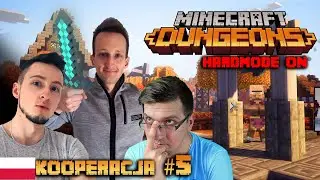 Minecraft Dungeons PL - Dyniowe Pastwiska - Gameplay PL #5 HARDMODE
