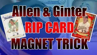 Allen & Ginter Rip Card Magnet Metal Trick